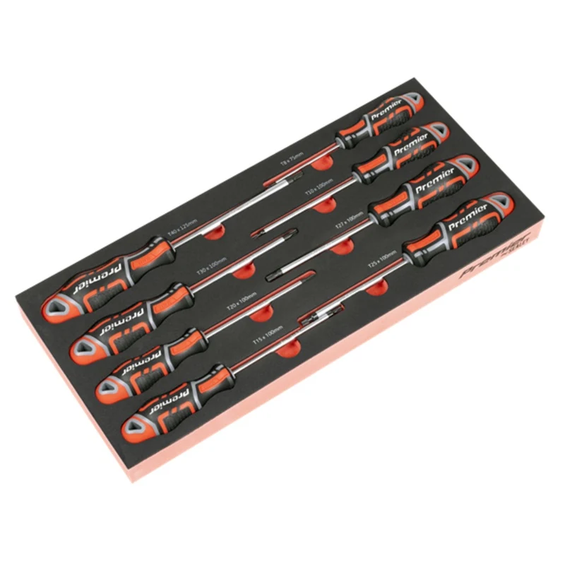Premier TRX-Star* Screwdriver Set with Tool Tray 8pc - SE-TBT55